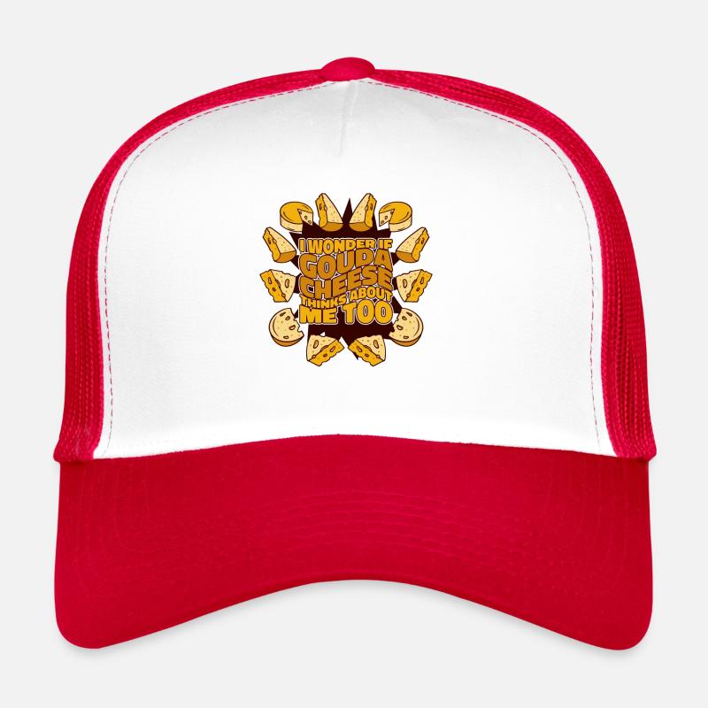 Ich frage mich, ob Gouda auch an mich denkt Queso-Macher Trucker Cap