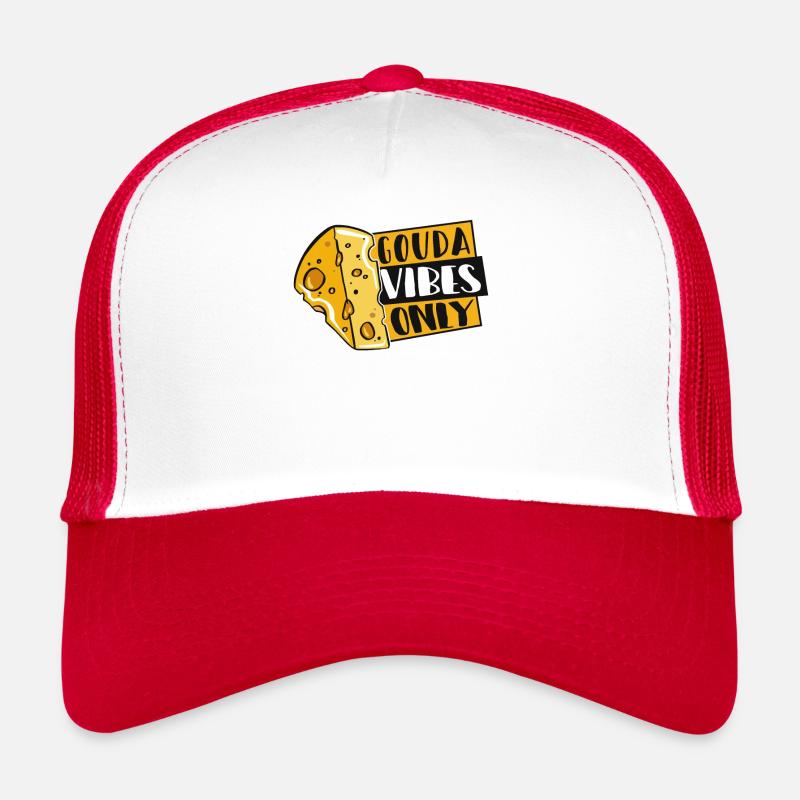 Gouda Vibes Only Maker Queso Amateur de fromager Casquette trucker 