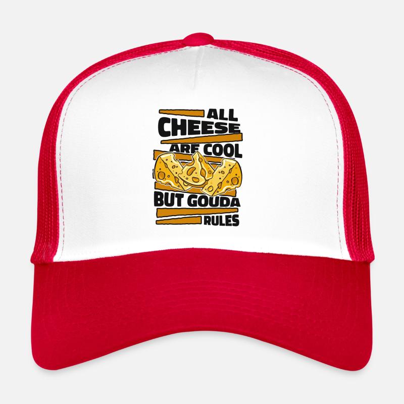 Tous les fromages sont cool, mais le gouda règle le queso Casquette trucker 