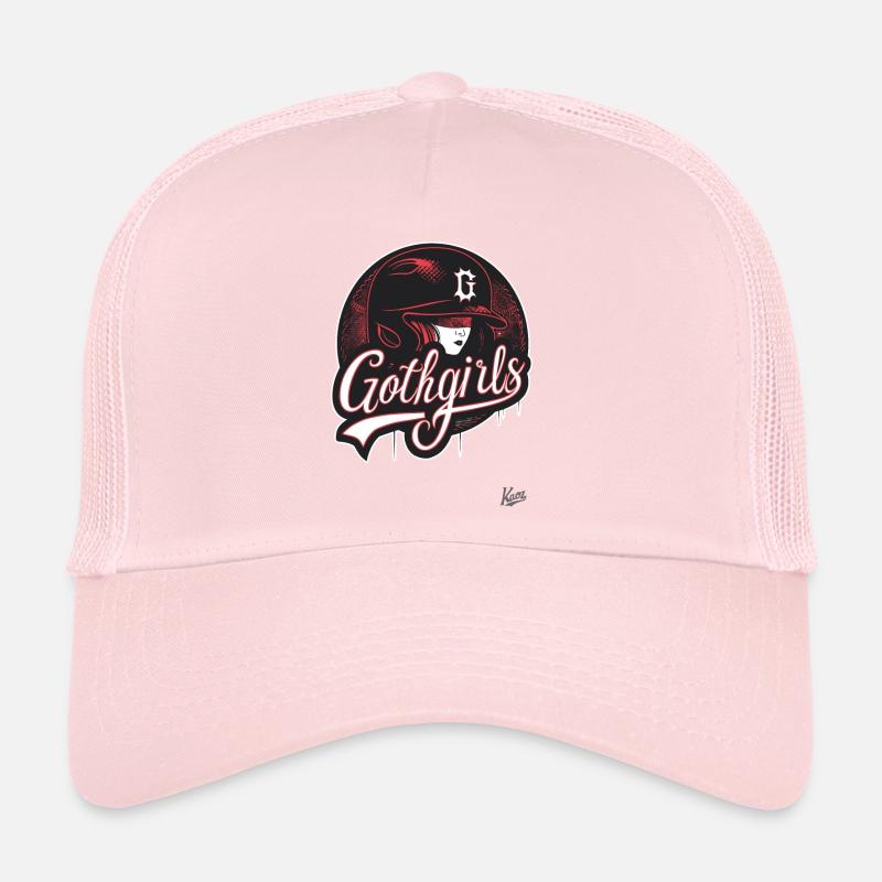 Baseball-Helm für Gothic-Mädchen Trucker Cap