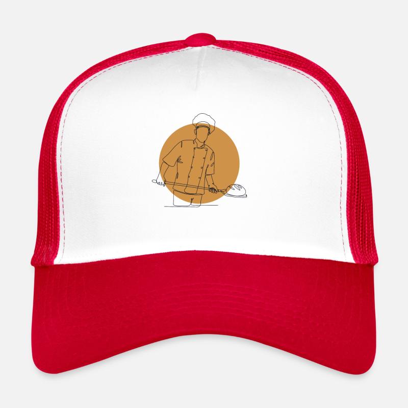 Lineart Bread Dough Bread Maker Bread Queen Bread Trucker Cap