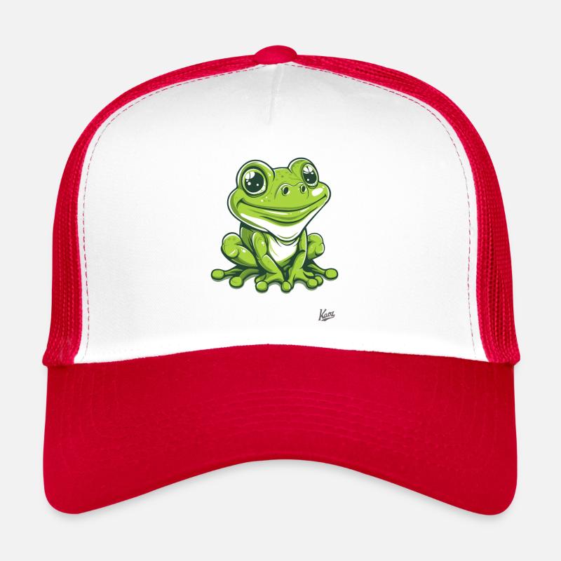 Cute Happy Frog Trucker Cap