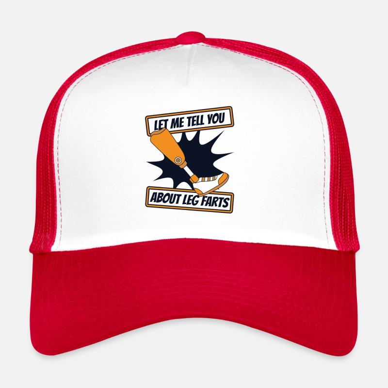 Laissez-moi vous parler de l’utilisateur de pets de jambe Leg Casquette trucker 