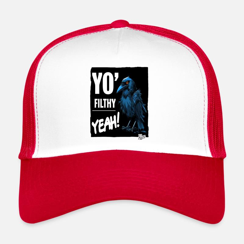 Dirty creepy crow Trucker Cap