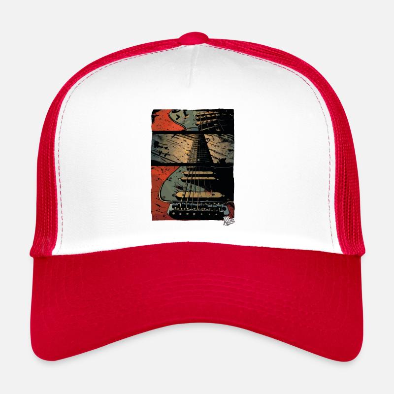 Zoom on the guitar Trucker Cap