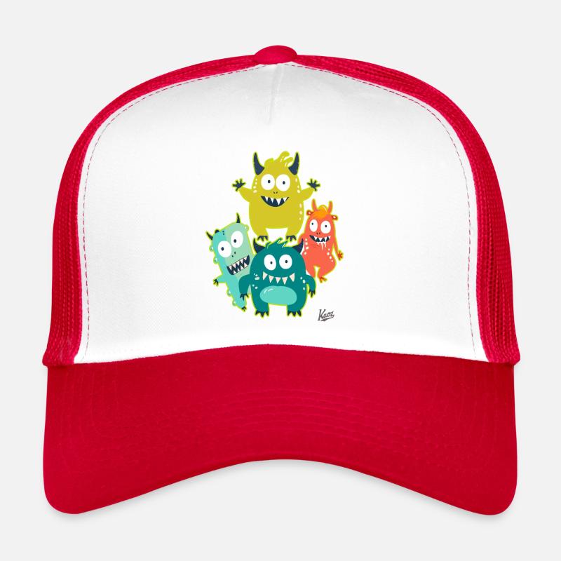 petits amis monstres drôles Casquette trucker 