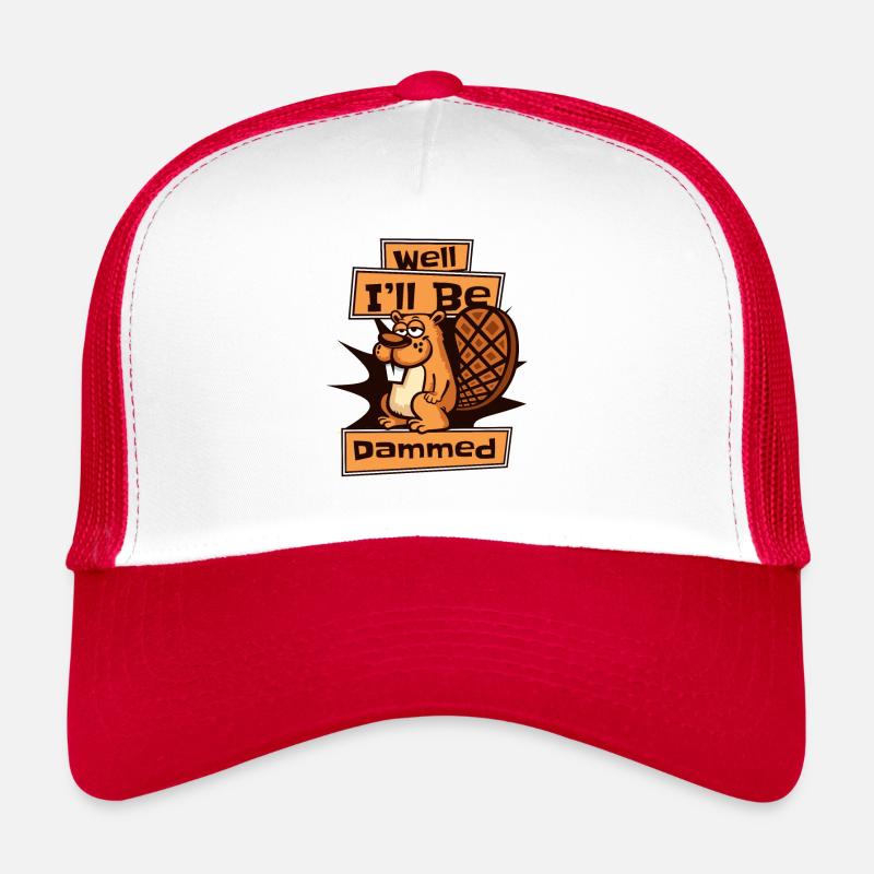 Eh bien, je serai damné Eurasian Castor Canadensis Casquette trucker 