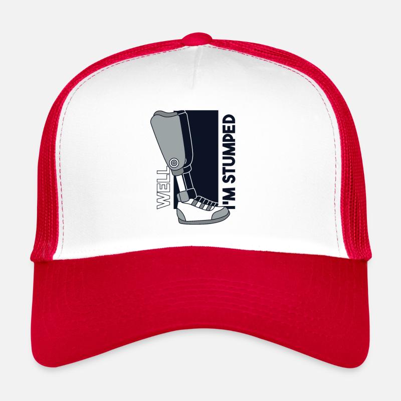 Eh bien, je suis perplexe Prothèse pied utilisateur jambe Casquette trucker 
