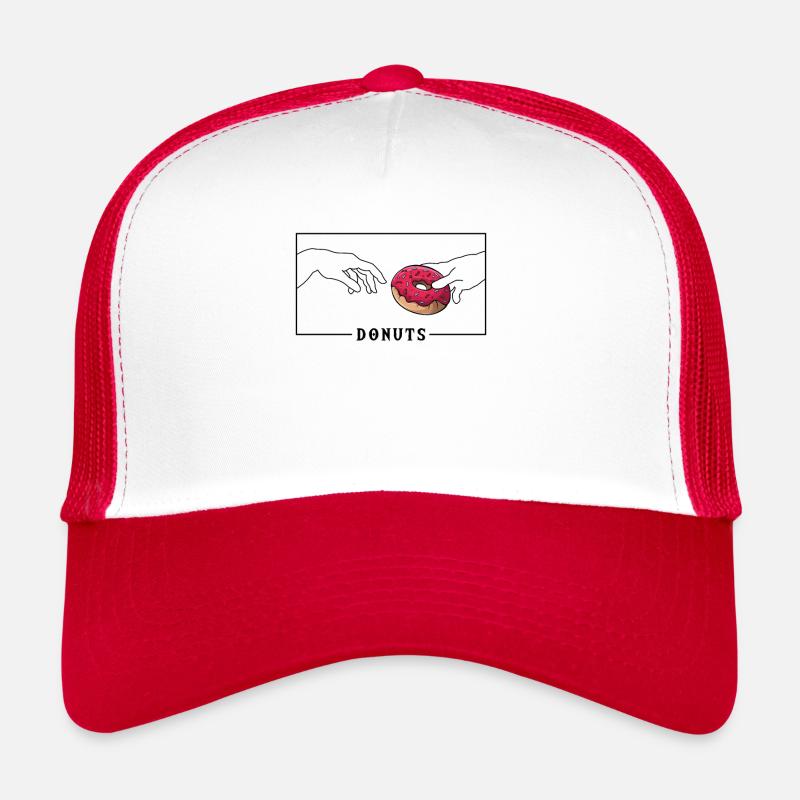 Michelangelo Création d’Adam Donuts Beignet Casquette trucker 