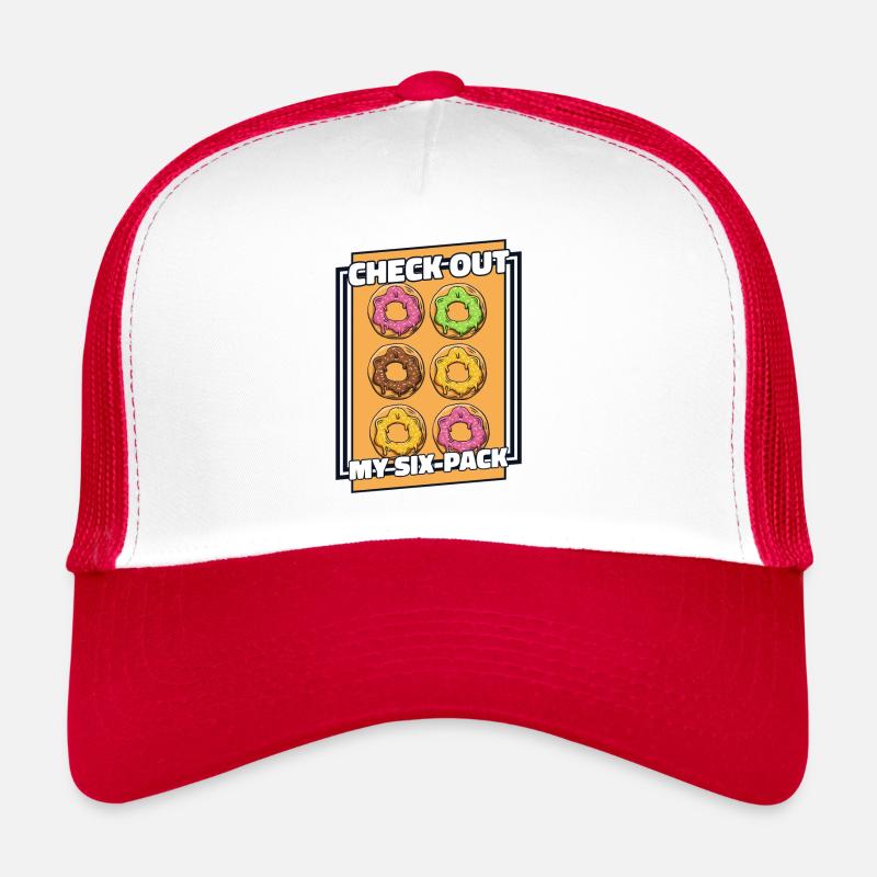 Check Out My Six-Pack Doughnut Glazed Maker Lover Trucker Cap