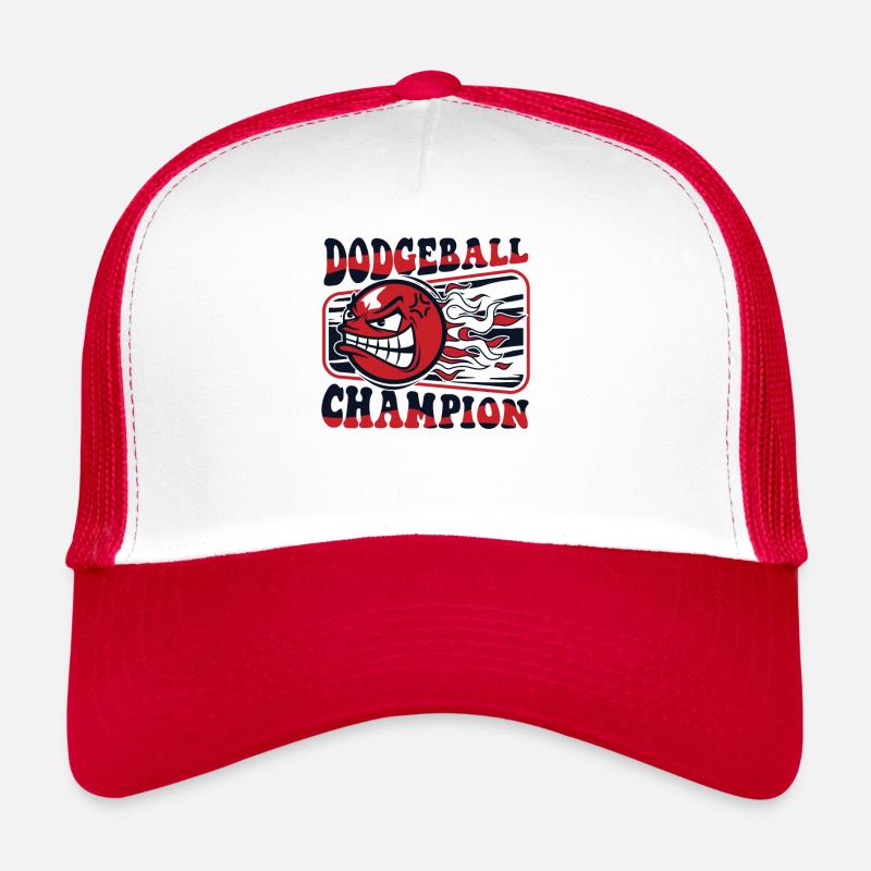 Dodgeball Champion Prisonball Team Game Player Trucker Cap
