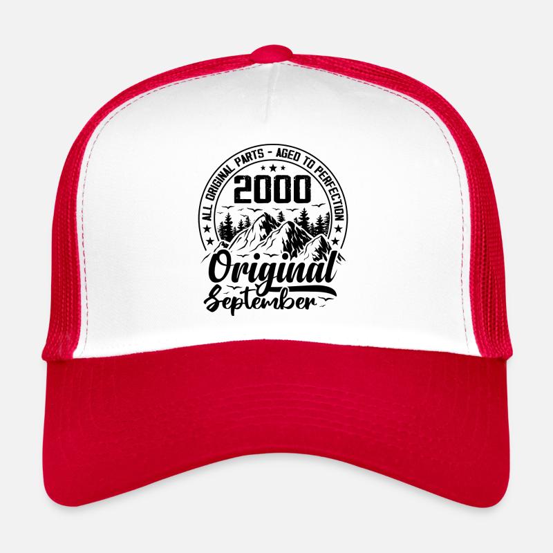 2000 September Original 24 Year Old Birthday Gift Trucker Cap