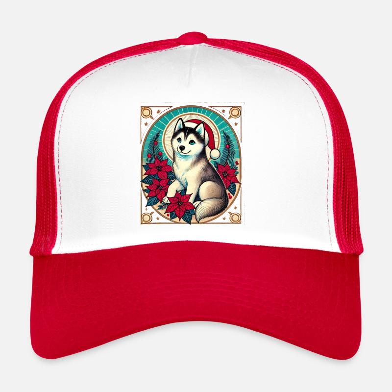Noël du Malamute d’Alaska Casquette trucker 