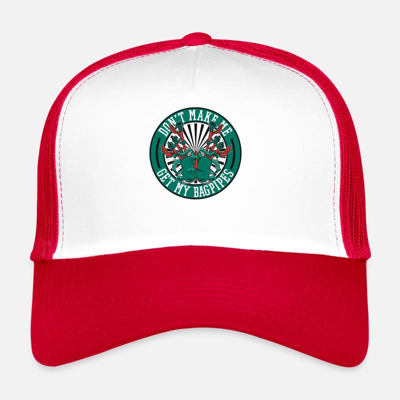 Ne me faites pas prendre ma cornemuse Great Highland Casquette trucker 