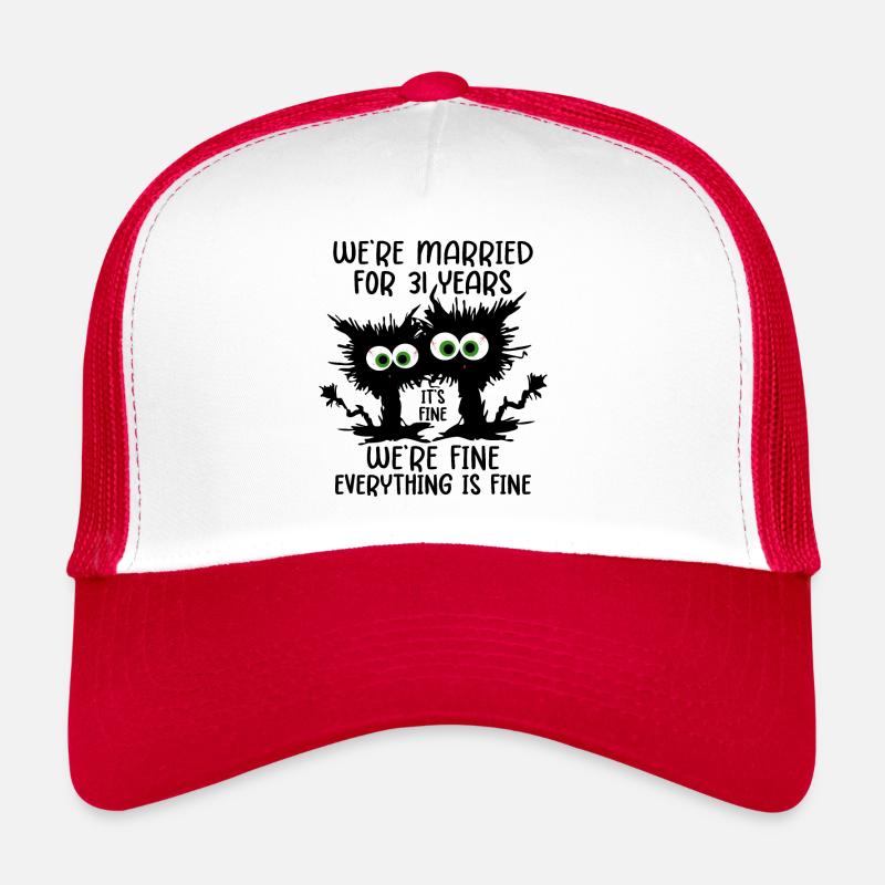 31 ans marié tilleul cadeau de mariage Casquette trucker 