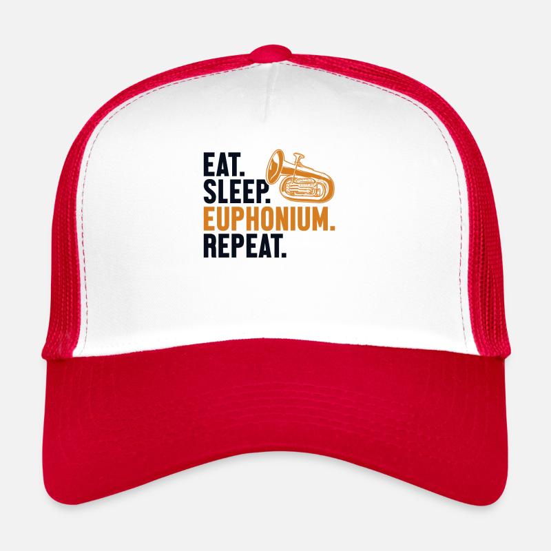 Manger Dormir Euphonium Répéter Euphoniumiste Casquette trucker 