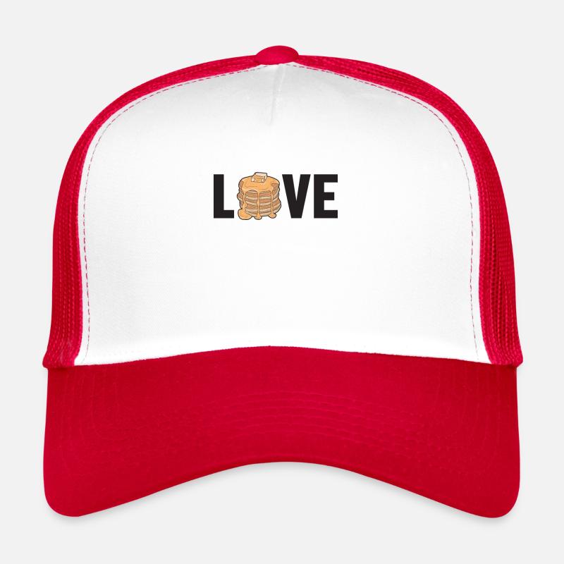 Recettes de crêpes d’amour Griddlecake Flapjack Pancake Casquette trucker 