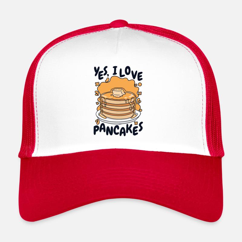 j’aime les recettes de crêpes Griddlecake Lover Casquette trucker 
