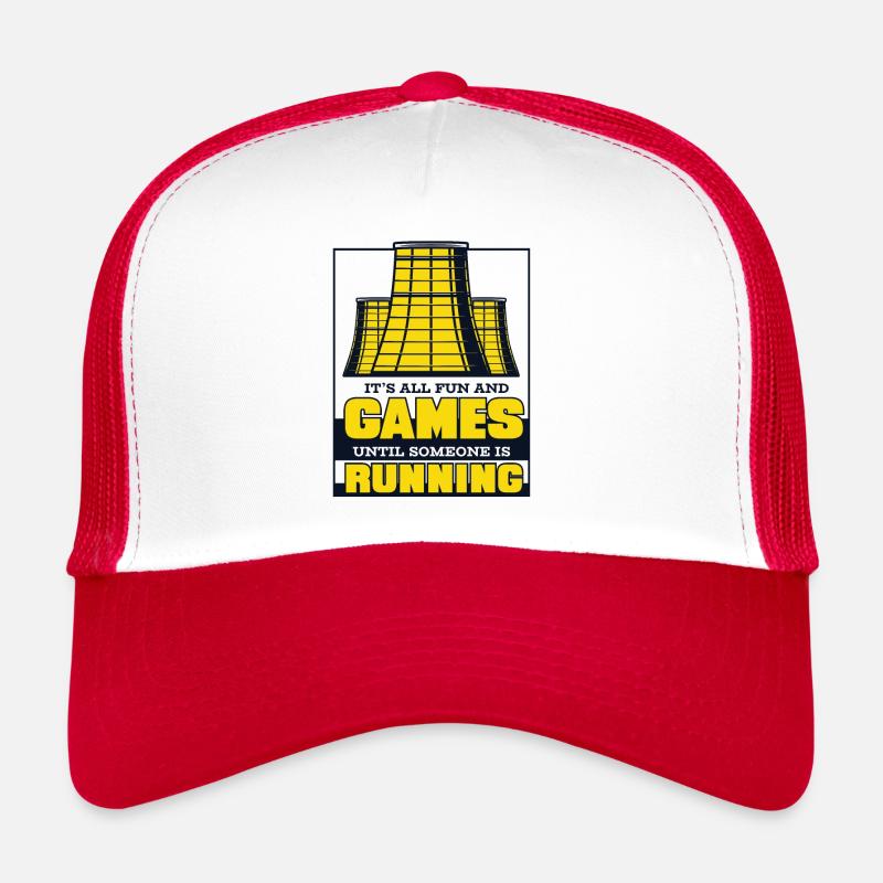 Until Someone Is Running Energy Uranium Nuclear Trucker Cap