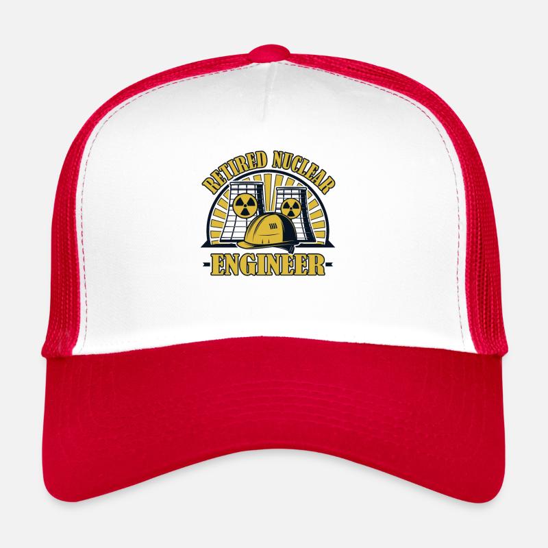Retired Nuclear Engineer Energy Uranium Nuclear Trucker Cap