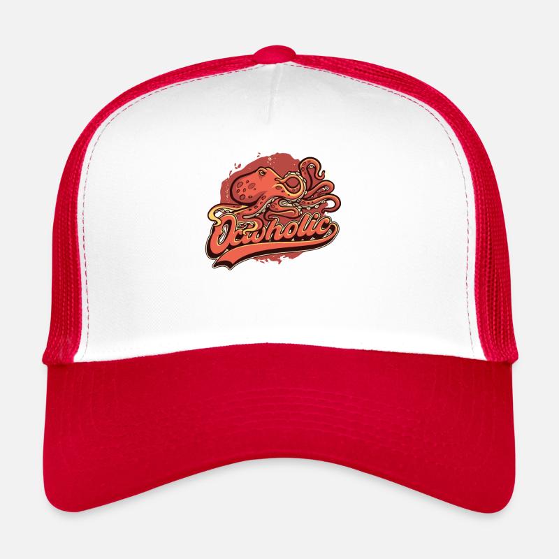 Octoholic Octopodes Octopoda Cephalopoda Lover Casquette trucker 