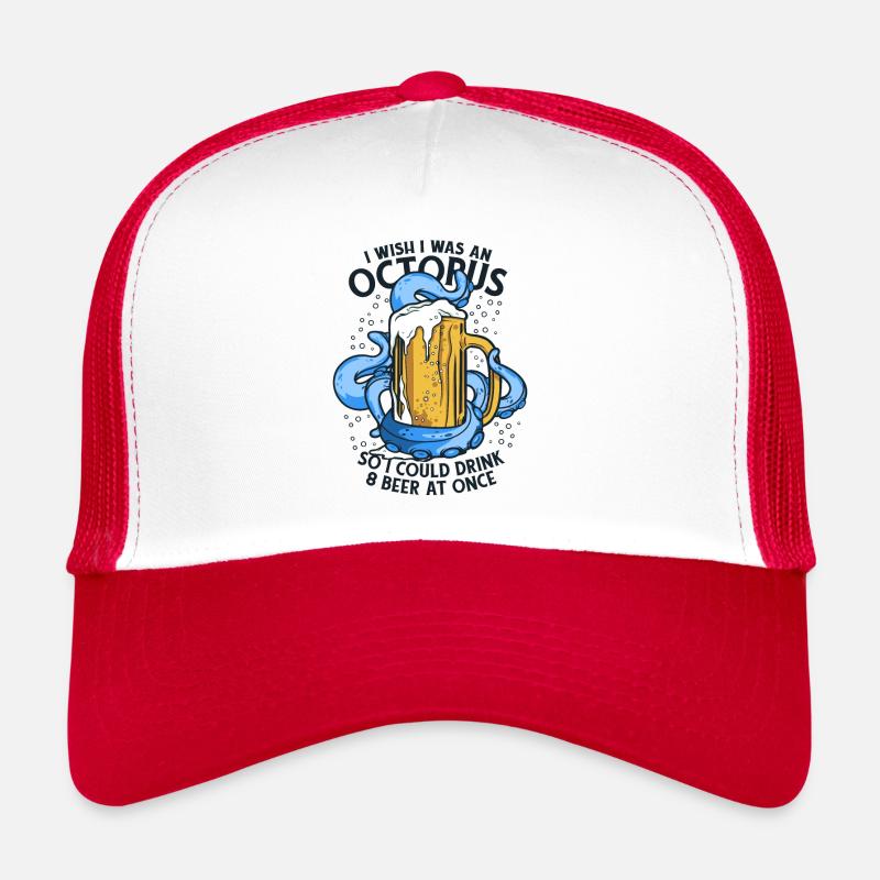 Pourrait boire 8 bières à la fois Octopodes Octopoda Casquette trucker 