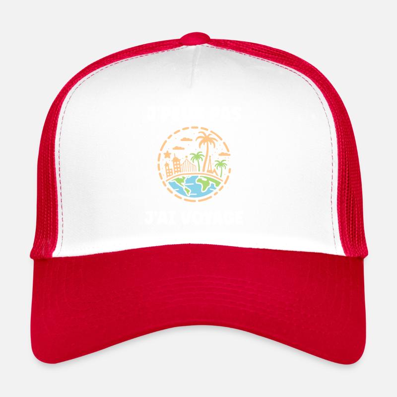 Voyage Humour vacances Casquette trucker 