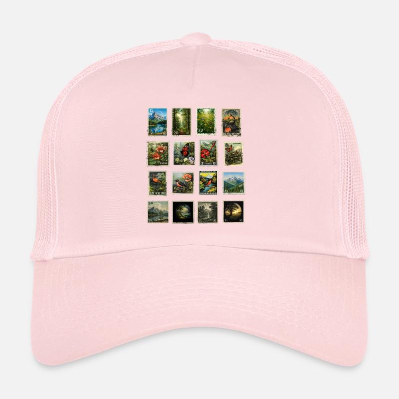 Les timbres-poste aident la nature Casquette trucker 