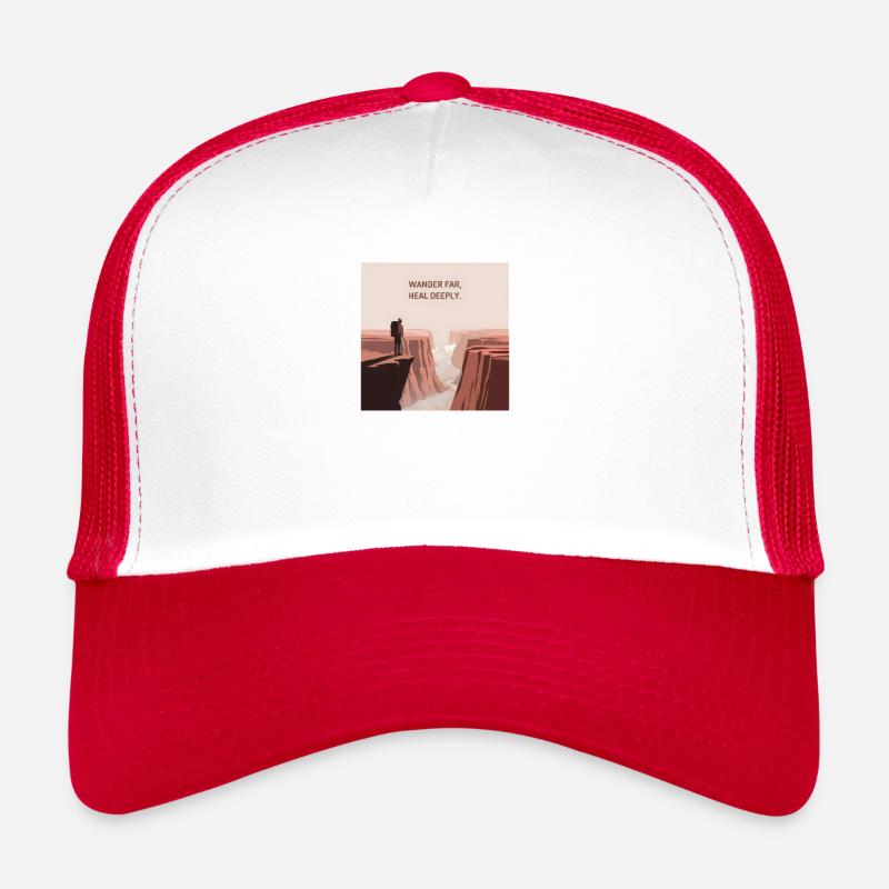Wander Far, Heal Deeply – Wandern & Natur Trucker Cap