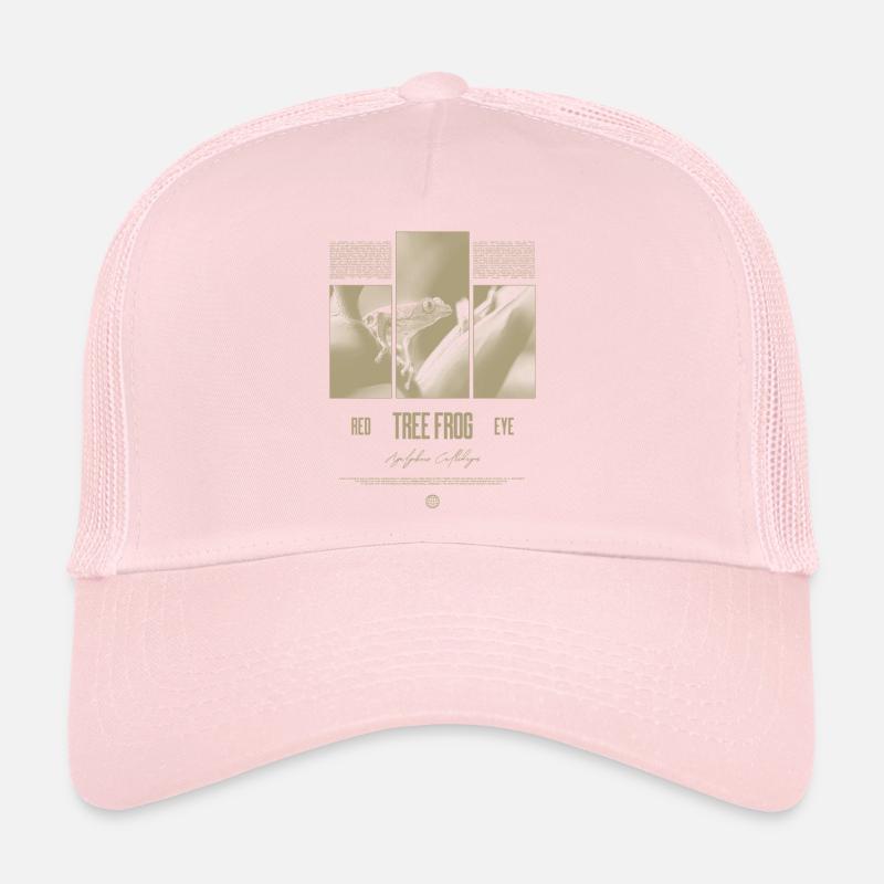 Rotäugiger Laubfrosch Regenwald Amphibie Trucker Cap