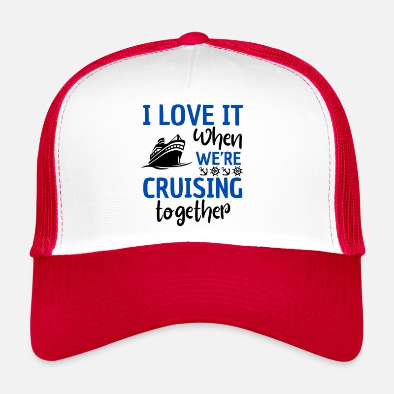 Plaisir de la navigation ensemble lors d’une croisière Casquette trucker 