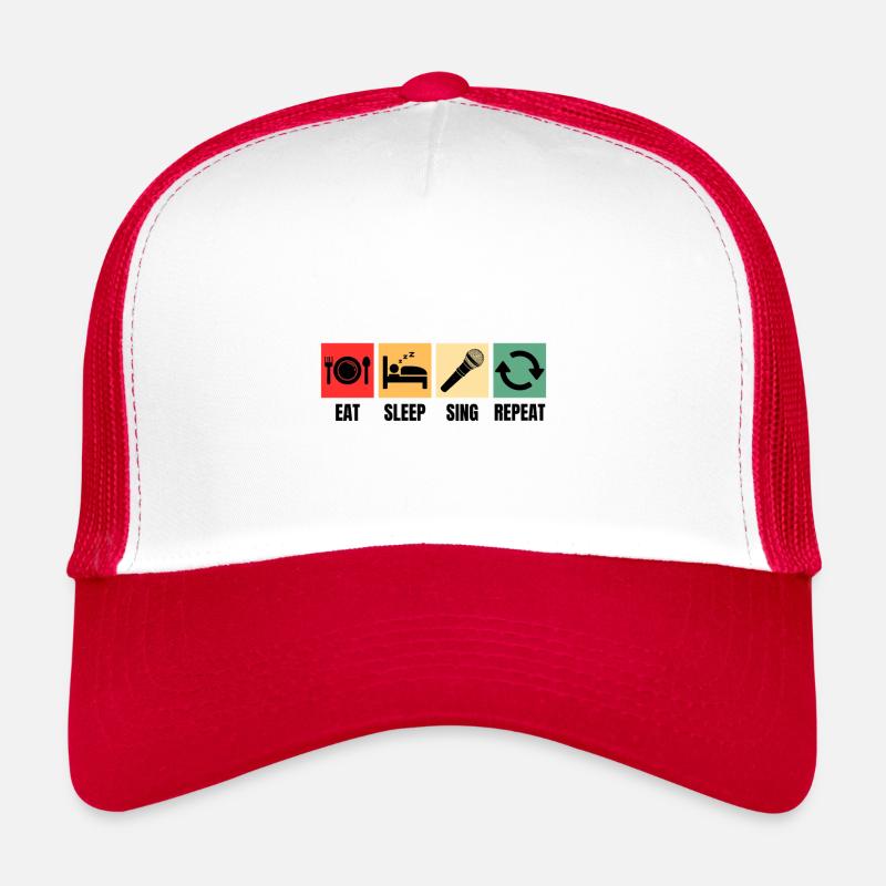 Chanter Dire Chanteur Design Casquette trucker 