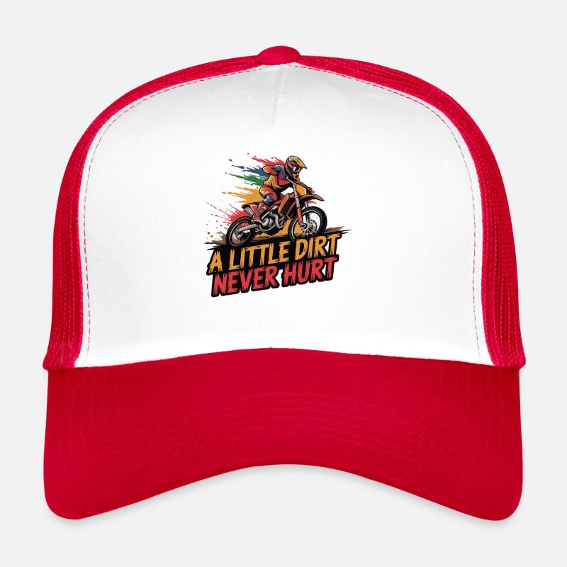 L’aventure du motocross commence La terre en fait partie Casquette trucker 