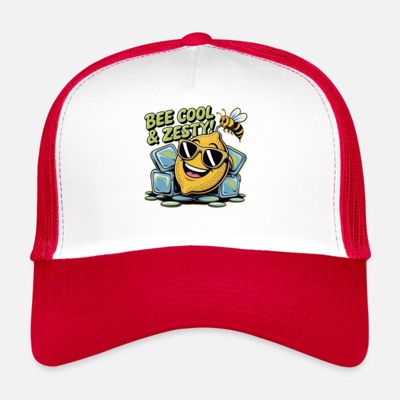Lemon meets bee – stay cool! Trucker Cap