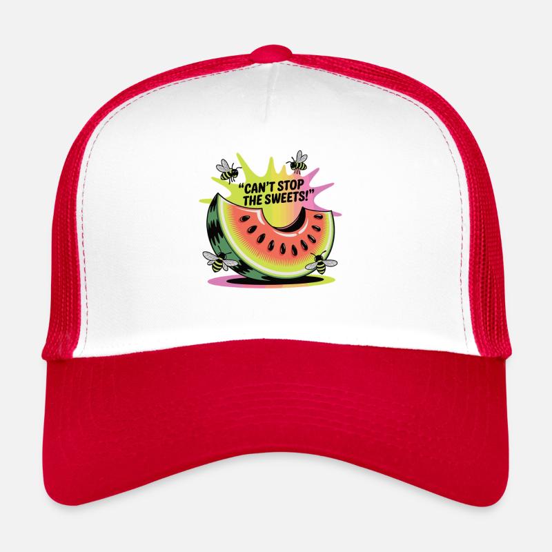 Pastèque et abeilles – Désir de sucreries Casquette trucker 