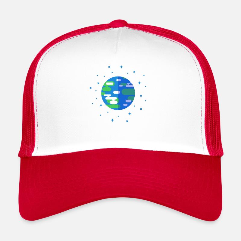 Earth In A Nutshell - Planet Earth Minimalist Trucker Cap