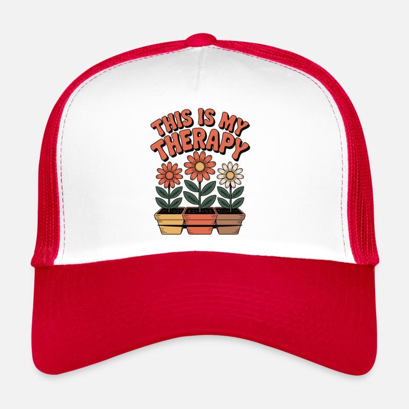 Des fleurs à la place des thérapeutes Casquette trucker 