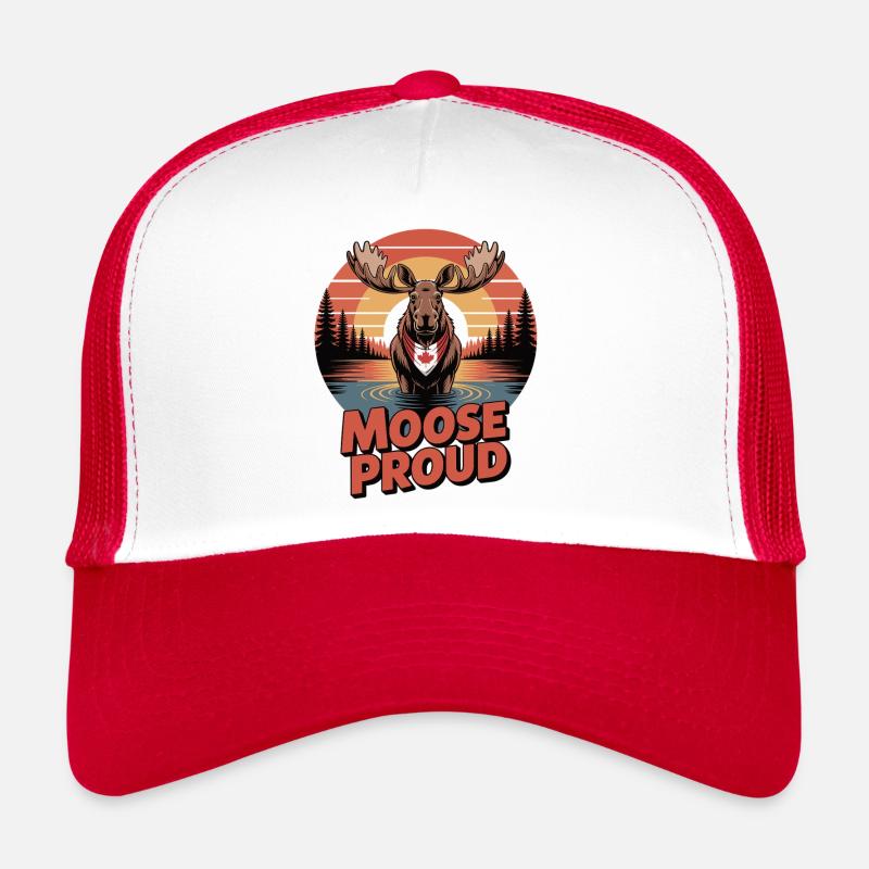 Fier comme un orignal - Canada Casquette trucker 