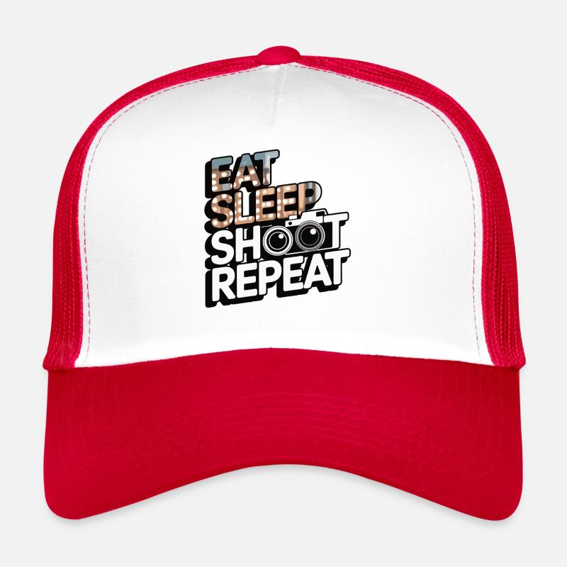 Eat Sleep Shoot Repeat Shirt Trucker Cap