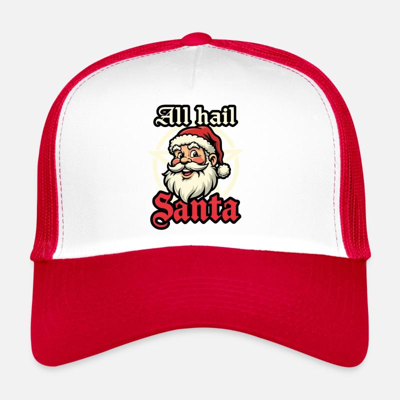 Gloire au Père Noël Casquette trucker 