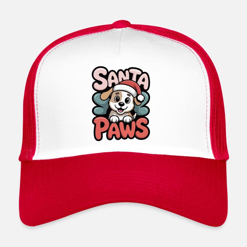 Santa Paws – Niedlicher Weihnachtshund, Geschenk Trucker Cap