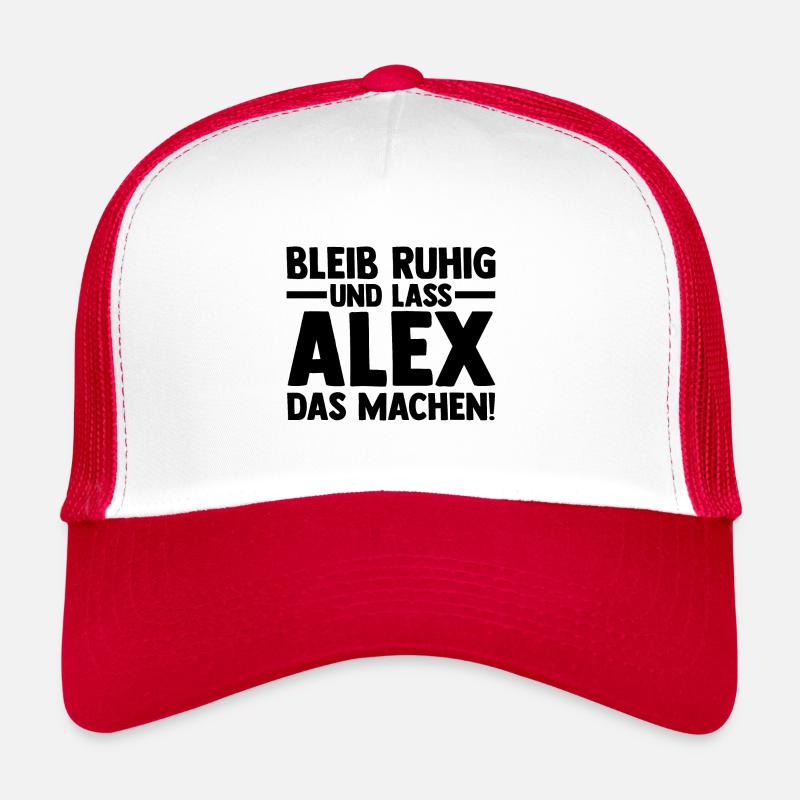 Alexander Alexandra Alexa Alex Trucker Cap