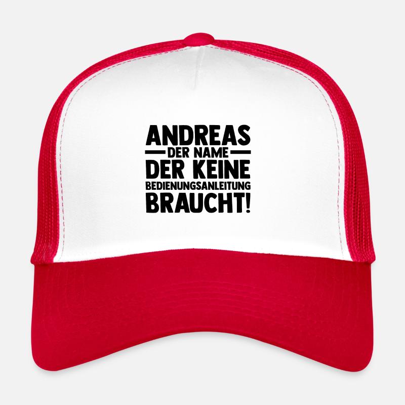 First name Andreas Trucker Cap