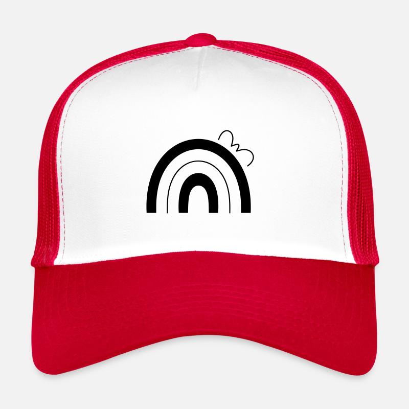 Arc en ciel Casquette trucker 