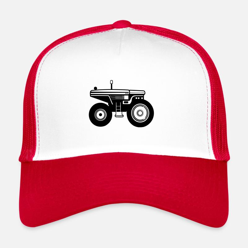 Tractor - Trucker Cap - white/red