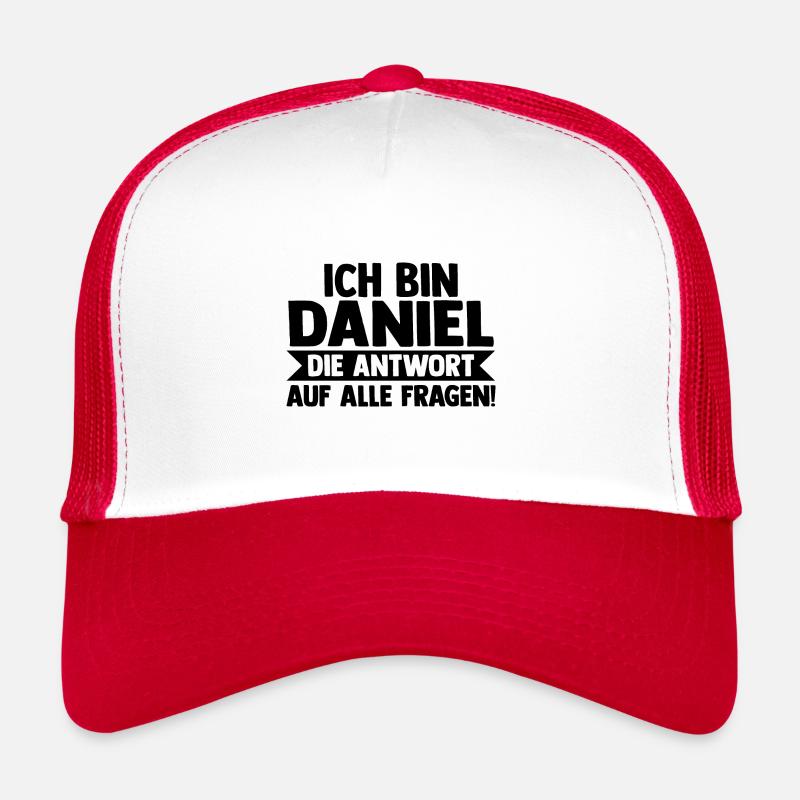 Prénom Daniel Casquette trucker 