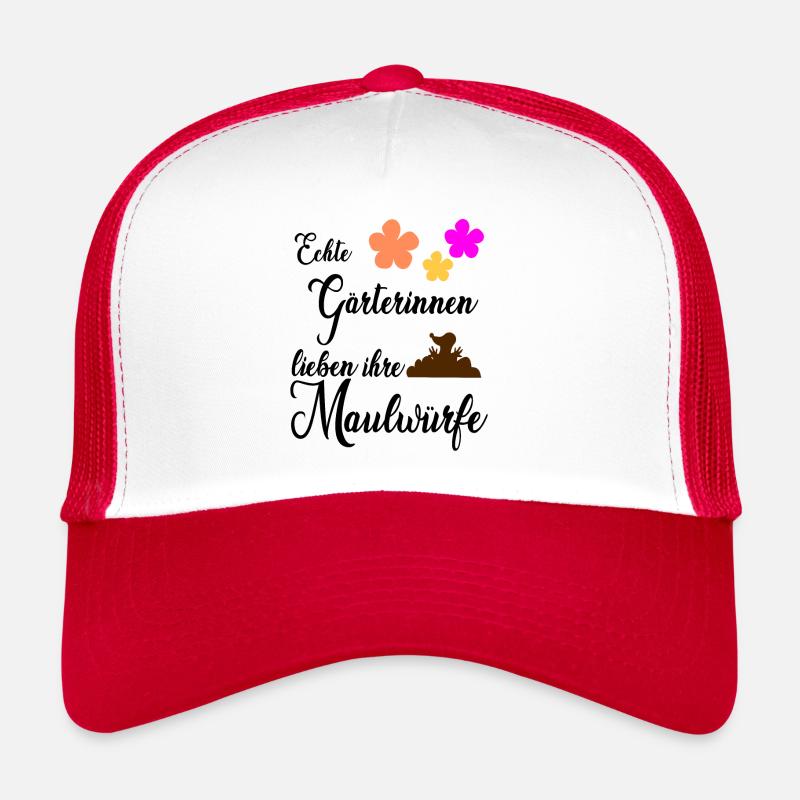 Maulwurf Maulwürfe Garten Geschenk Trucker Cap