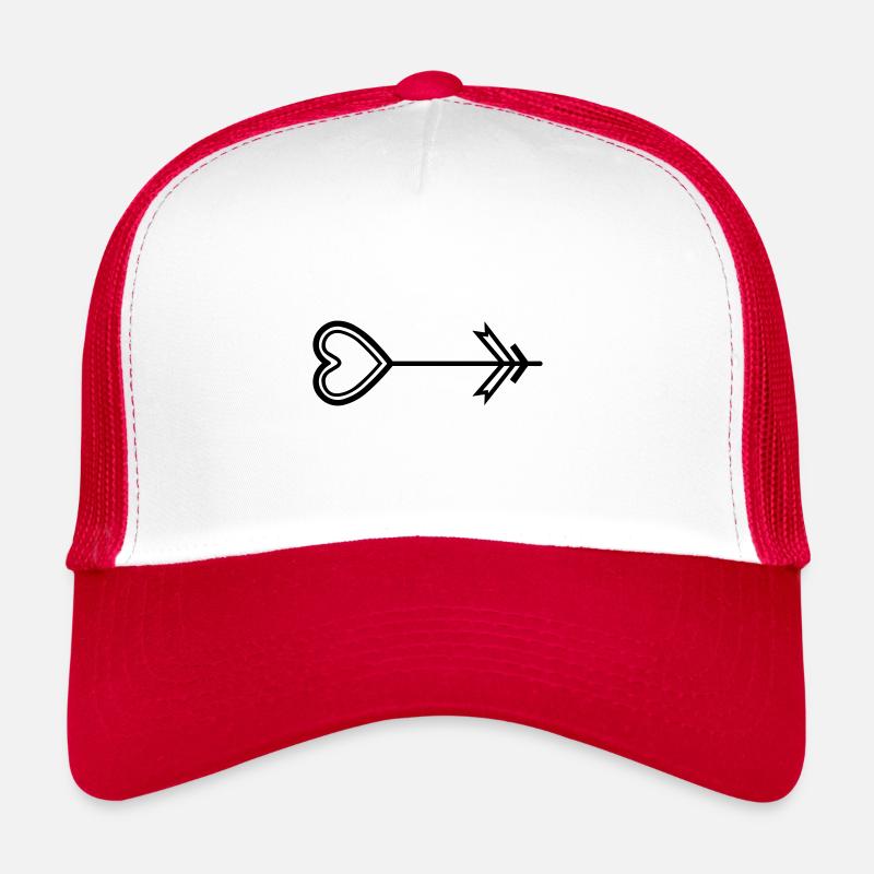 Flèche coeur Casquette trucker 