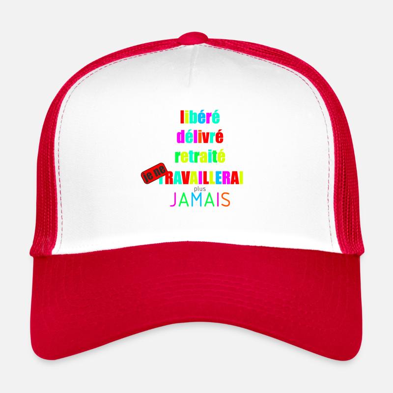 libéré délivré retraité Casquette trucker 