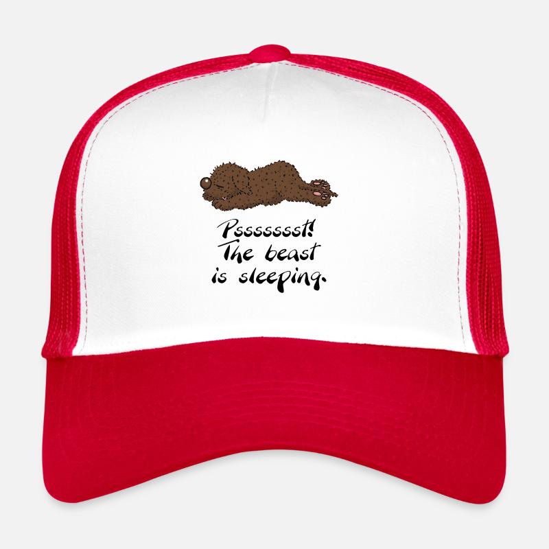 sleeppino1 2 - Trucker Cap - Weiß/Rot